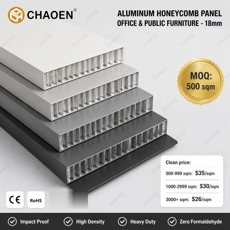 18mm Easy Installation Aluminum Alloy Honeycomb Panel For Office Furniture suppliers 18mm Easy Installation Aluminum Alloy Honeycomb Panel For Office Furniture suppliers